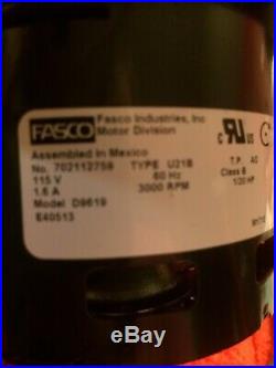 Consolidated Industries Furnace Blower/ Inducer Motor 702112759 Model # D9619