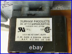 DURHAM PRODUCTS HC23UZ115 Furnace Draft Inducer Blower Motor used refurb #RMA602