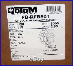 Draft Inducer Furnace Blower Motor for Goodman 22307501 70582097 Rotom RFB501