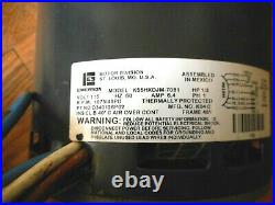 EMERSON K55HXDJM-7081 Furnace Blower Motor 1/3HP 1075RPM 4SPD 115V D340126P02