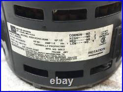 EMERSON K55HXDRC-0005 Furnace Blower Motor 230V 1/5HP 3SPD 18K7701 used #MP343