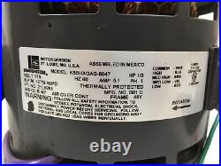 EMERSON K55HXGAG-8047 21L9201 Furnace Blower Motor 1/3HP 1075RPM 4SPD used MC357