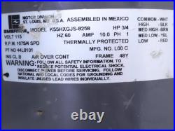 EMERSON K55HXGJS-8258 Furnace Blower Motor 115V 3/4HP 1075RPM 4SPD 44L8101