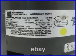 EMERSON K55HXHGJ-8647 Furnace Blower Motor 1/3HP 1075RPM 3SPD 115V 200225-01