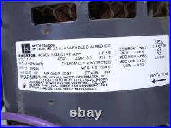 EMERSON K55HXJMS-9215 Blower Motor 1/3HP 1075RPM 4SPD 115V 1PH 60Hz 18M2601 EMERSON K55HXJMS-9215 Blower Motor 1/3HP 1075RPM 4SPD 115V 1PH 60Hz 18M2601