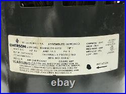 EMERSON K55HXLDY-9962 Furnace Blower Motor 1HP 115V 1075RPM 4SPD used MB843