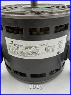 EMERSON K55HXMKS-0549 Furnace Blower Motor 1/2HP 1075RPM 4SPD 115V 100650-01