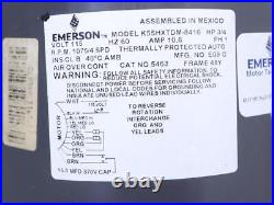 EMERSON K55HXTDM-8416 Furnace Blower Motor 3/4HP 1075RPM 4SPD 115V 1PH 5463
