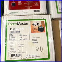 EconoMaster EM3589/10589 3-Speed Furnace Blower Motor 3/4HP 115V 48Y