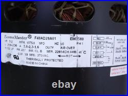 EconoMaster F48AD29A01 Furnace Blower Motor 1/2HP 1075RPM 208-230V 3SPD EM3588