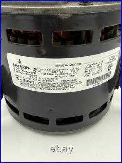 Emerson K55HXMKS-0549 Furnace Blower 1/2 HP 115VAC 1075-RPM 4-Speed 60Hz 1-Phase
