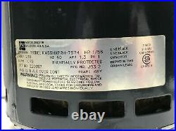 Emerson KA55HXPRH-7574 1/5B HP 230V 1075 RPM Furnace Blower Motor used #MB11