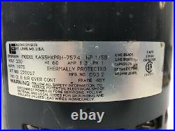 Emerson KA55HXPRH-7574 1/5HP 230V 1075 RPM Furnace Blower Motor used #MC876