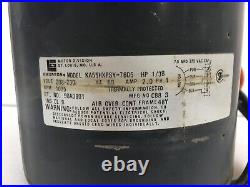 Emerson KA55HXPSY-7605 Furnace Blower Motor 1/3HP 1075 RPM 208-230 V used #ME117