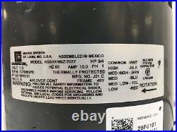 Emerson Lennox 28F0101 K55HXNNZ-7057 3/4HP Furnace Blower Motor used #MC708