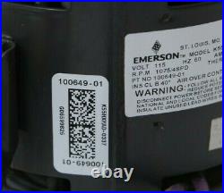 Emerson Lennox Furnace Fan Blower Motor 100649-01 K55HXMAD-0337 1/3HP