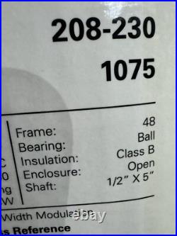 Evergreen Scientific- 6205E GE Genteq 1/2 HP 230 Volt Furnace Blower Motor