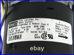 FASCO 702111831 Draft Inducer Blower Motor Assembly D671914P01 used #MK909