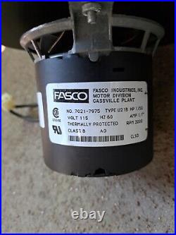 FASCO 7021-7975 Draft Inducer Blower Motor Assembly 1/50HP 3000RPM 115V
