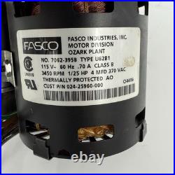 FASCO 7062-3958 024-25960-000 Draft Inducer Blower Motor Assembly. Tested! 115V