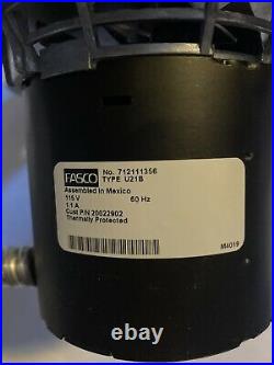FASCO 712111356 Draft Inducer Blower Motor 20022902 115V. #M4019