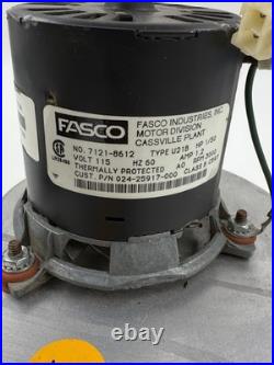 FASCO 7121-8612 Furnace Inducer Blower Motor 024-25917-000 115V used