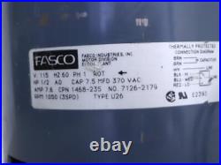 FASCO 7126-2179 Furnace Blower Motor 115V 1/2HP 1050RPM 3SPD 1468-235
