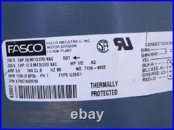 FASCO 7126-4692 Furnace Blower Motor 1/2HP 208-230V 1100RPM 4SPD X70671692010 FASCO 7126-4692 Furnace Blower Motor 1/2HP 208-230V 1100RPM 4SPD X70671692010