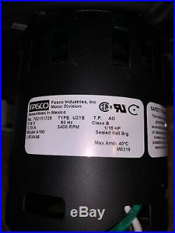 FASCO A195 TRANE Furnace Draft Inducer Blower Motor 115 Volt 7021-11726