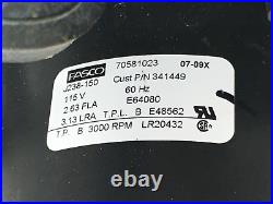 Fasco 70581023 York Furnace Draft Inducer 341449 J238-150 115V used #M619