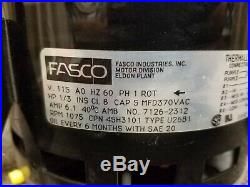 Fasco 7126-2312 45H3101 HP 1/3 RPM 1075 115V 60 Hz Furnace Blower Motor