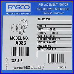Fasco A083 Furnace Blower Motor fits 7021-1373 York 026-16323 026-20224-000