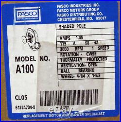 Fasco A100 Furnace Inducer Motor Excel 7058-0280 20093603/B