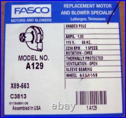 Fasco A129 Blower Motor fits Amana 7021-9064 7021-9259