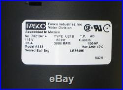 Fasco A143 Furnace Motor for 7021-8428 7021-8013 7021-8924 7021-9639 7021-9055