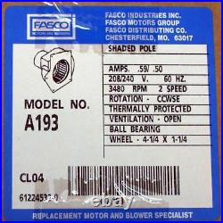Fasco A193 Furnace Draft Inducer for Trane 7021-8591 X38040050010