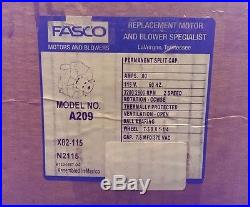 Fasco A209 Furnace Draft Inducer Blower Motor 115V 7062-5441 38M5001 57M85