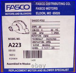 Fasco A223 Draft Inducer Furnace Motor for York 026-33999-001 7021-10096