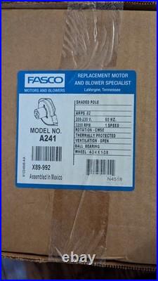 Fasco A241 Rheem Rudd Furnace Draft Inducer Blower motor