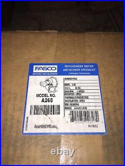 Fasco A260 Furnace Draft Inducer Blower Motor