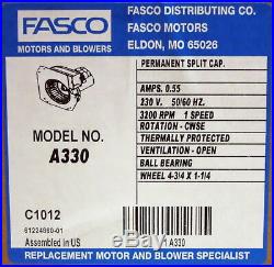 Fasco A330 Furnace Inducer Motor fits Lennox 7062-4083 7062-4517 7062-4608