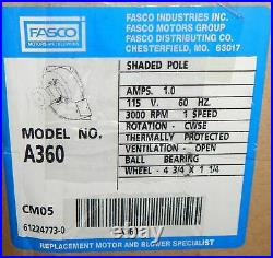 Fasco A360 Furnace Inducer Blower for Trane 7002-3274 7002-2532 D341663P01