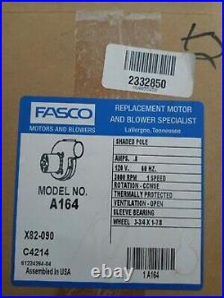 Fasco Blower Motor Model 164 for furnace heating system fits Lennox
