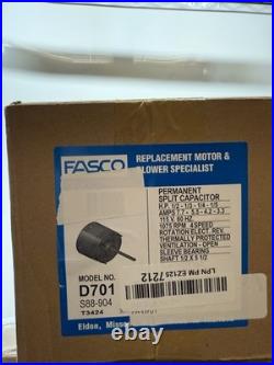 Fasco D701 Furnace Blower Fan Motor 115v 1075 RPM 4 Speed