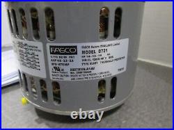 Fasco D721 Furnace Blower Motor New Oem 1/4 H. P. 115v Free Shipping