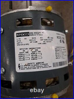 Fasco D806 Furnace Blower Motor 1/2 HP 1075 RPM/4speed Reversable 115V