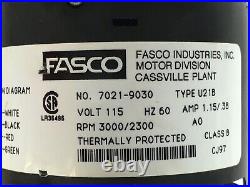 Fasco Furnace Draft Inducer Blower Motor 7021-9030 used FREE shipping #MG520