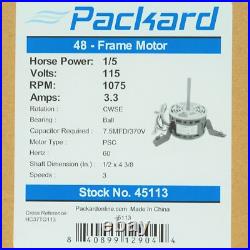 Furnace Blower Fan Motor Replacement for Carrier HC37TQ113 3 Speed Flex Mount
