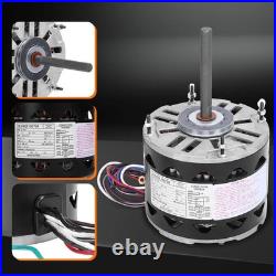 Furnace Blower Motor 1/3 HP 1075 RPM 115V 3-Speed Direct Drive 48 Frame