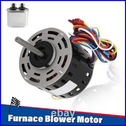 Furnace Blower Motor 1/3 HP 115V 1075 RPM 4-Speed Replace for GE & Trane MOT9053